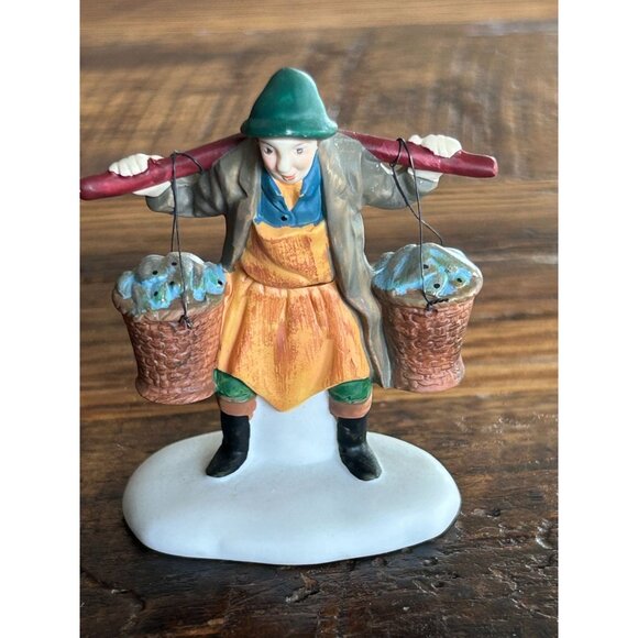 Department 56 Heritage Village Fish Monger Village Accessory - Picture 1 of 7
